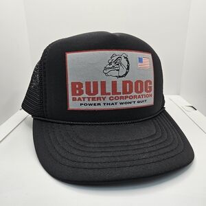 Bulldog Battery Corporation Trucker Hat  Snapback  Vintage